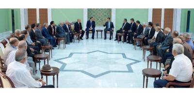 الرئيس الأسد لوفد من الاتحاد العام التونسي للشغل: الشعوب العربية تملك مستوى متقدما من الوعي تجاه ما يحصل في المنطقة