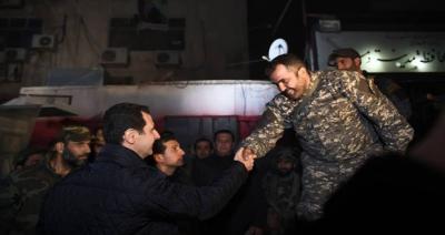 الرئيس الأسد من جوبر لقوات المسلحة: إذا كانت هناك مساحة من الفرح باقية في سورية فهي بفضل الانتصارات التي تحققونها في مواجهة الإرهاب- فيديو