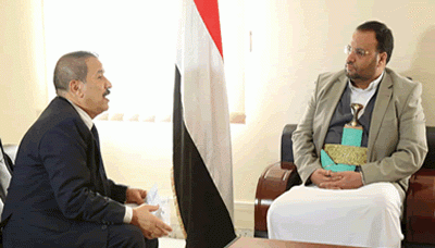 الرئيس الصماد يناقش مع وزير الخارجية الجوانب المتصلة بعمل المنظمات الدولية 