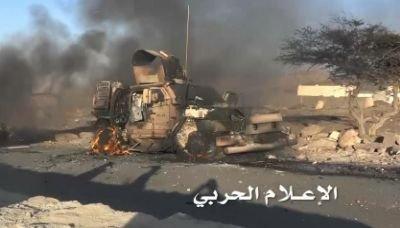 دك مواقع العدو السعودي وإطلاق صاروخ باليستي قصير المدى على نجران
