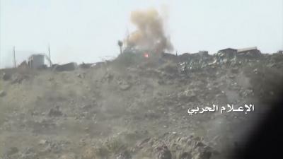 تدمير آلية للجيش السعودي في نجران ودك تجمعات مرتزقته في جيزان