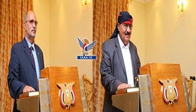 عضوا مجلس الشورى الجندي والحمادي يؤديان اليمين الدستورية أمام الرئيس المشاط