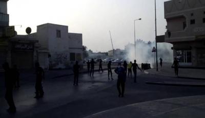 اصابة عدد من المحتجين على الانتخابات الهزلية في البحرين