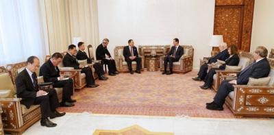 الرئيس الأسد يستقبل وزير خارجية كوريا الديمقراطية