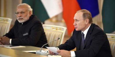 الرئيس بوتين: المواقف الروسية والهندية متطابقة حيال حل الأزمة في سورية والقضاء على الإرهاب