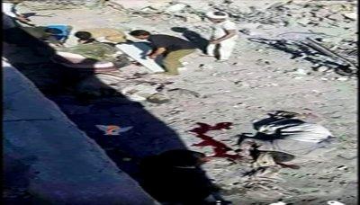 حصيلة اولية استشهاد 7 أشخاص وجرح العشرات في قصف طيران العدوان منشأة رأس عيسى