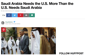 كاتب أمريكي: السعودية بحاجة الى امريكا أكثر من حاجة الأخيرة لها