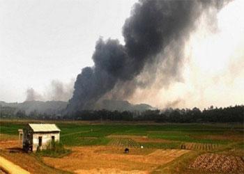 اندلاع حريق ضخم قرب قاعدة لحلف الناتو غرب تركيا