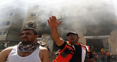 استشهاد 13 وإصابة العشرات في قصف لطائرات الاحتلال الإسرائيلي على قطاع غزة