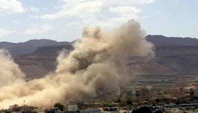 قصف جوي وصاروخي على مناطق متفرقة بمحافظة صعدة