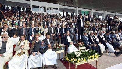 احتفال جماهيري بذكرى المولد النبوي بالعاصمة صنعاء بحضور رسمي وشعبي كبير