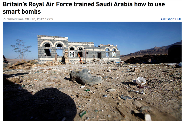 #بريطانيا درّبت القوات الجوية السعودية على كيفية توجيه ضربات بقنابل ذكيّة